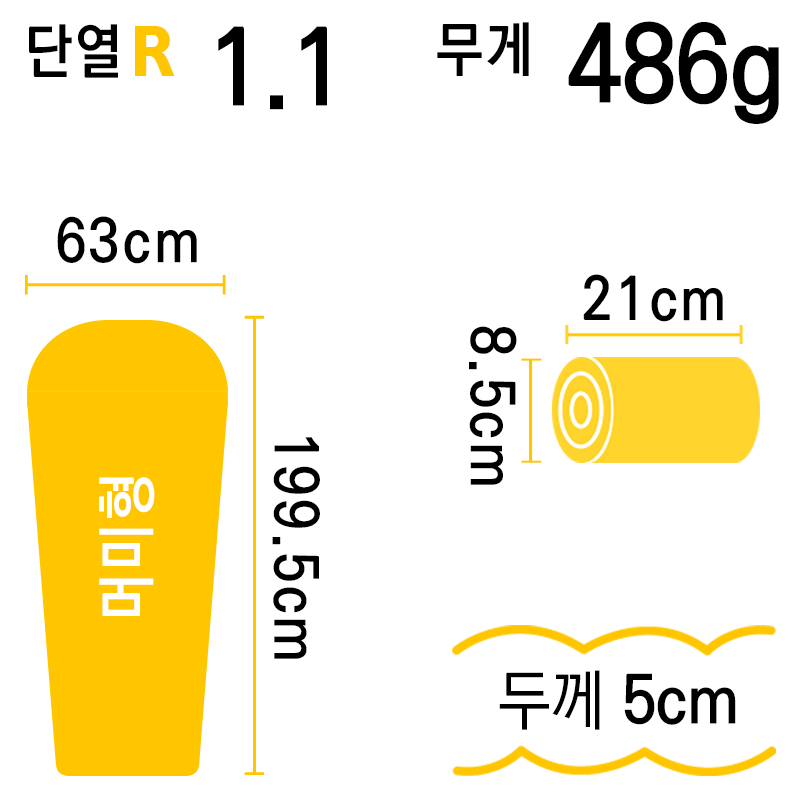 울트라라이트 LG 매트리스 (Ultralight, non-insulated) 설명 이미지 2