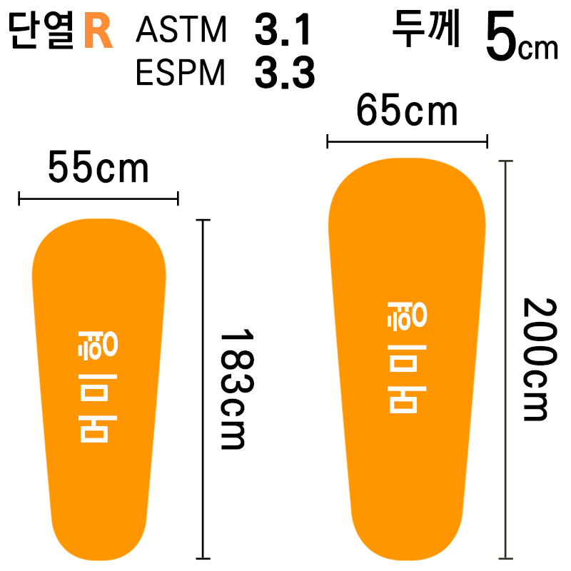 울트라라이트 인슐레이티드 매트리스 (Ultralight Insulated) 설명 이미지 2